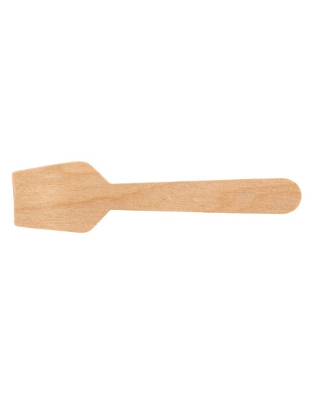 Cuillères à glace en bois Fiesta 96mm - Lot de 100
