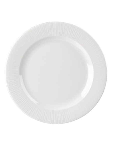 Assiettes Bamboo 304mm blanc - Lot de 12 Churchill
