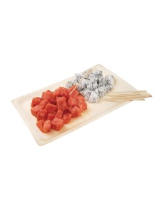 Mini brochettes en bambou Fiesta Compostable 90mm - Lot de 100 2