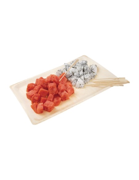 Mini brochettes en bambou Fiesta Compostable 90mm - Lot de 100