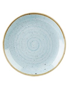 Assiettes Churchill Stonecast Duck Egg Blue 200mm - Lot de 12
