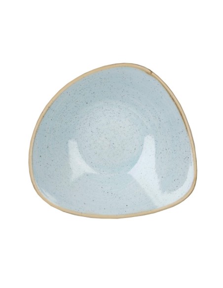 Bols triangulaires Churchill Stonecast Duck Egg Blue 265mm - Lot de 12
