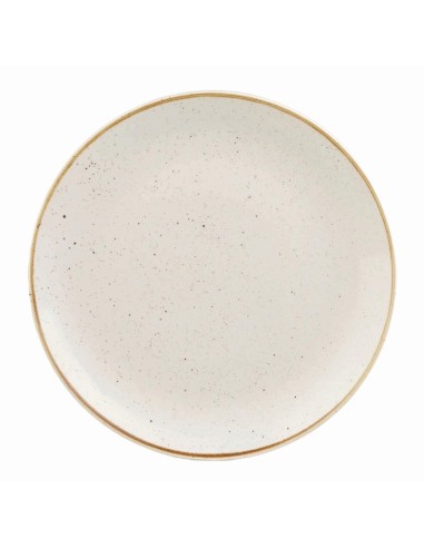 Assiettes Churchill Stonecast Barley White 165mm - Lot de 12