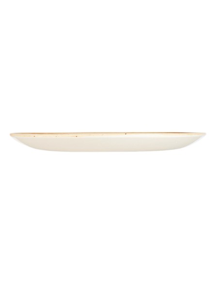 Assiettes Churchill Stonecast Barley White 217mm - Lot de 12