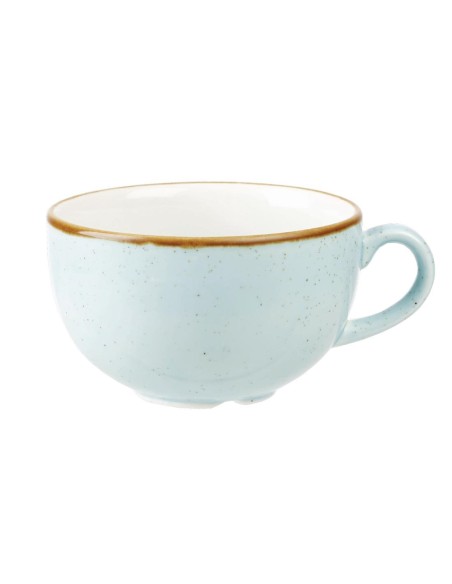 Tasses à cappuccino Churchill Stonecast Duck Egg Blue 354 ml - lot de 12