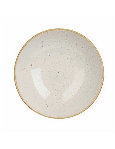 Assiettes Churchill Stonecast Barley White 184mm - Lot de 12