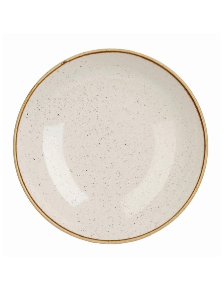 Assiettes Churchill Stonecast Barley White 220mm - Lot de 12