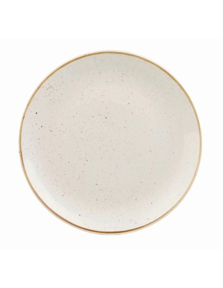 Assiettes Churchill Stonecast Barley White 260mm - Lot de 12