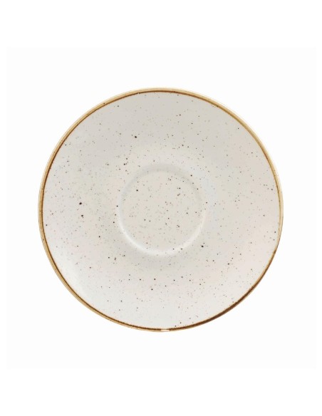 Soucoupes cappuccino Churchill Stonecast 156mm - lot de 12