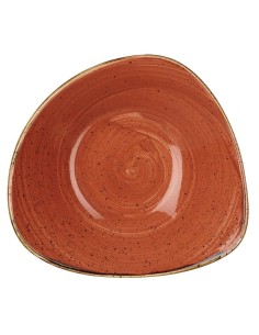 Bols triangulaires Churchill Stonecast Orange 235mm - Lot de 12