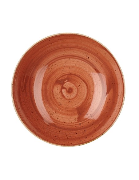 Assiettes Churchill Stonecast Orange 220mm - Lot de 12