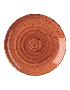 Assiettes Churchill Stonecast Orange 165mm - Lot de 12