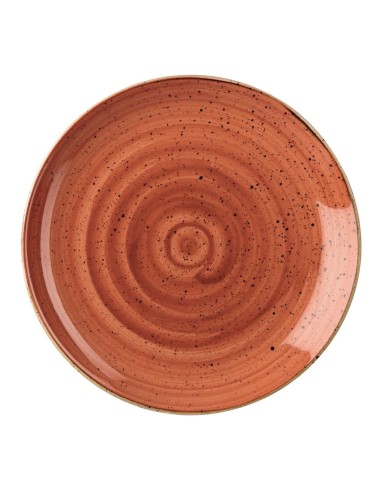 Assiettes Churchill Stonecast Orange 165mm - Lot de 12