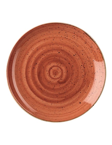 Assiettes Churchill Stonecast Orange 165mm - Lot de 12
