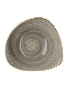 Bols triangulaires Churchill Stonecast Grey 235mm - Lot de 12