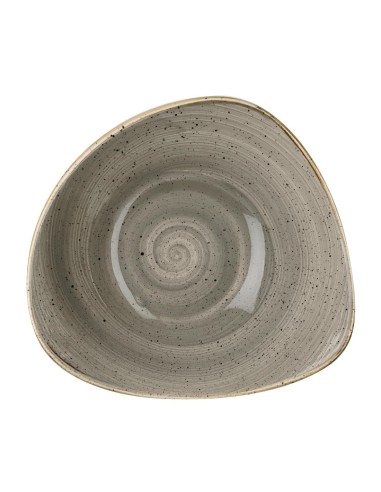 Bols triangulaires Churchill Stonecast Grey 235mm - Lot de 12