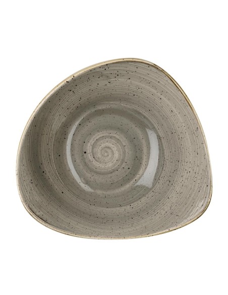 Bols triangulaires Churchill Stonecast Grey 235mm - Lot de 12