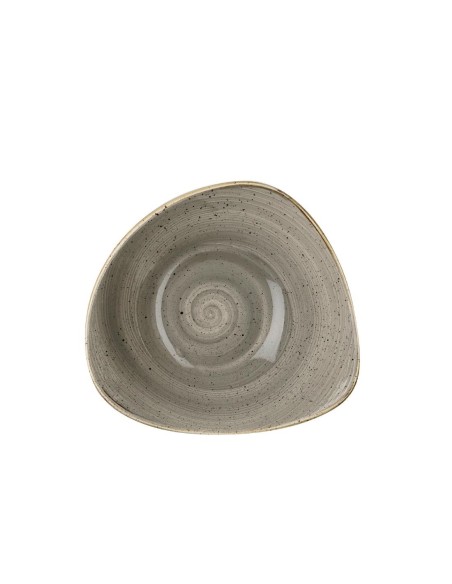 Bols triangulaires Churchill Stonecast Grey 250mm - Lot de 12