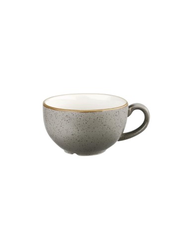 Tasses cappuccino Churchill Stonecast Grey 354ml - Lot de 12