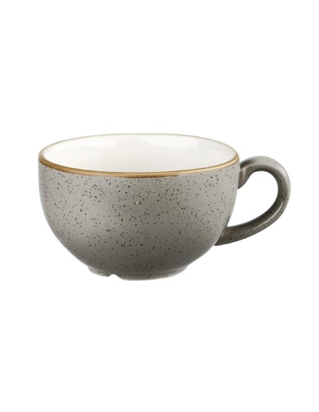 Tasses à cappuccino Churchill Stonecast Grey 236ml - Lot de 12
