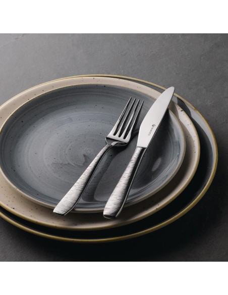 Assiettes Churchill Stonecast Peppercorn Grey 165 mm - 12 pcs