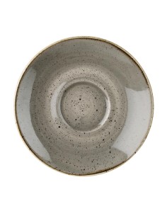 Soucoupes Churchill Stonecast Grey 185mm - Lot de 12