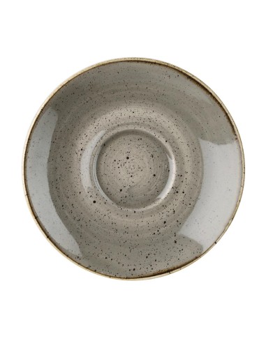 Soucoupes Churchill Stonecast Grey 185mm - Lot de 12