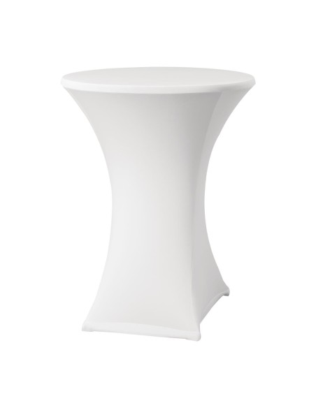 Housse de table extensible Samba blanche D2 - Sans Marque