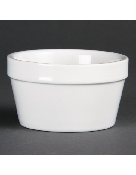 Ramequins empilables Olympia Whiteware 95mm - Lot de 6