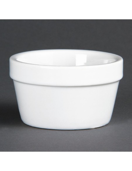 Ramequins empilables Olympia Whiteware 77mm - Lot de 6