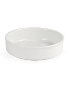 Plats empilables blancs Olympia Tapas 134mm - Lot de 6 2