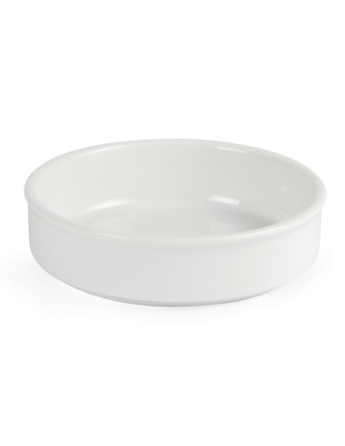 Plats empilables blancs Olympia Tapas 134mm - Lot de 6