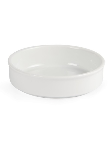 Plats empilables blancs Olympia Tapas 134mm - Lot de 6