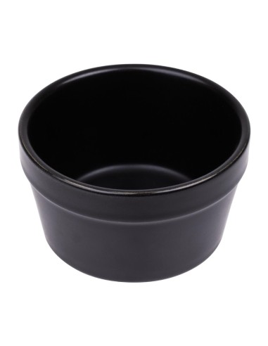 Ramequins noirs Olympia Mediterranean 95mm - lot de 6