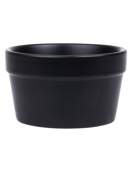 Ramequins noirs Olympia Mediterranean 77mm - lot de 6