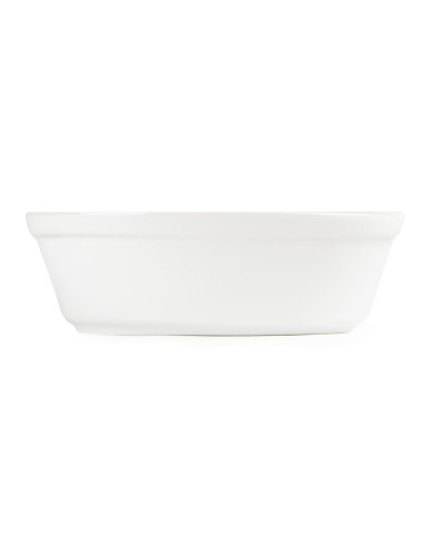 Plats à gratin ovales Olympia Whiteware 161x116 mm - Lot de 6