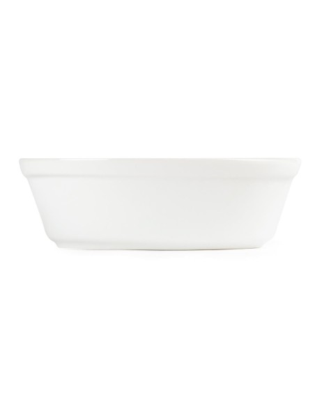 Plats à gratin ovales Olympia Whiteware 161x116 mm - Lot de 6