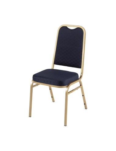 Chaises de banquet Bolero bleues - lot de 4