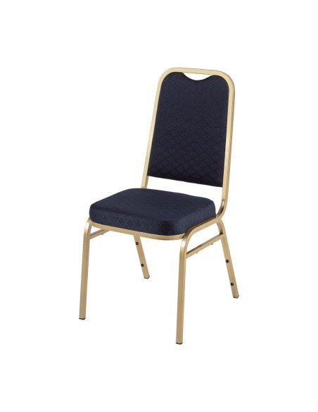 Chaises de banquet Bolero bleues - lot de 4