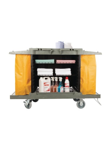 Chariot de nettoyage Jantex professionnel - 990x1460x540 mm