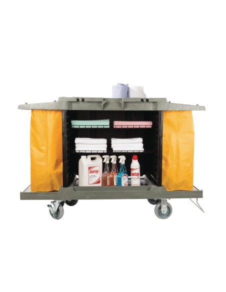 Chariot de nettoyage Jantex professionnel - 990x1460x540 mm