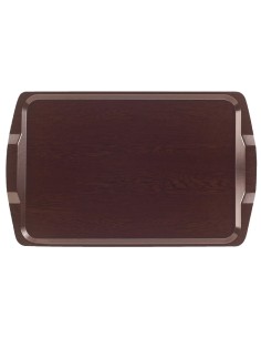 Plateau stratifié rectangulaire wengé 640 mm Cambro