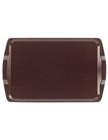 Plateau stratifié rectangulaire wengé 640 mm Cambro