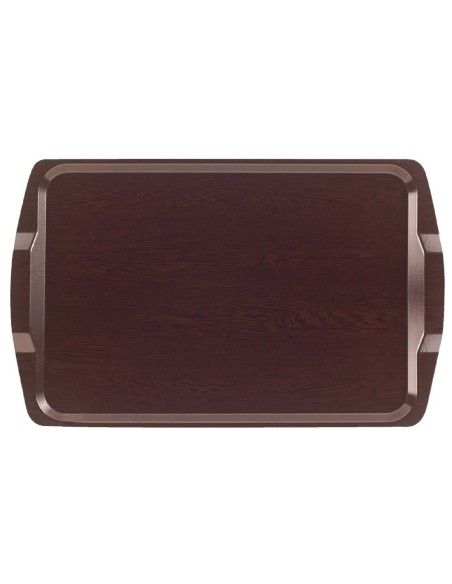 Plateau stratifié rectangulaire wengé 640 mm Cambro