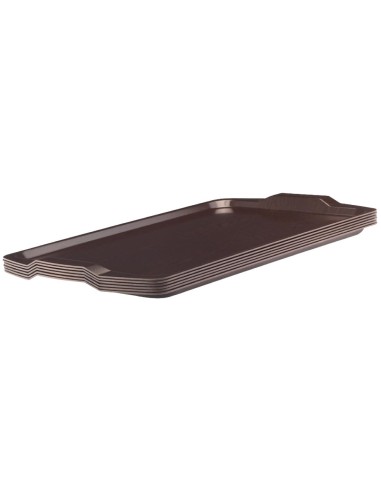 Plateau stratifié rectangulaire wengé 640 mm Cambro