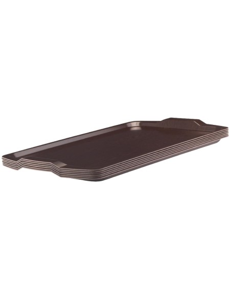 Plateau stratifié rectangulaire wengé 640 mm Cambro