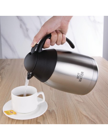Pichet isotherme d'eau chaude Olympia 1,5 L - inox