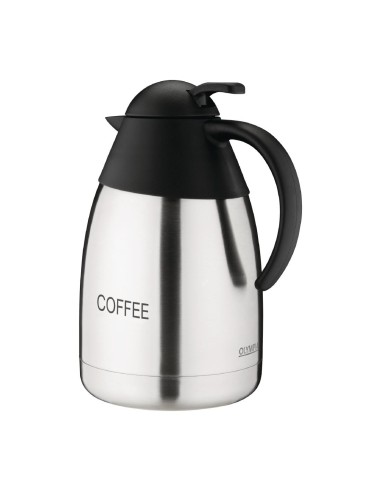 Pichet isotherme à café Olympia 1,5 L - Argent