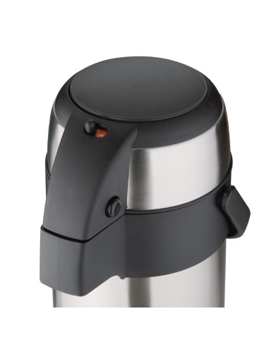 Pichet à pompe Olympia 5L - Isotherme inox