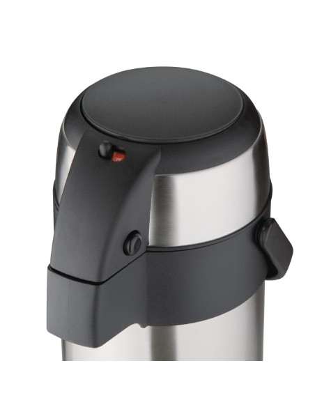 Pichet à pompe Olympia 5L - Isotherme inox
